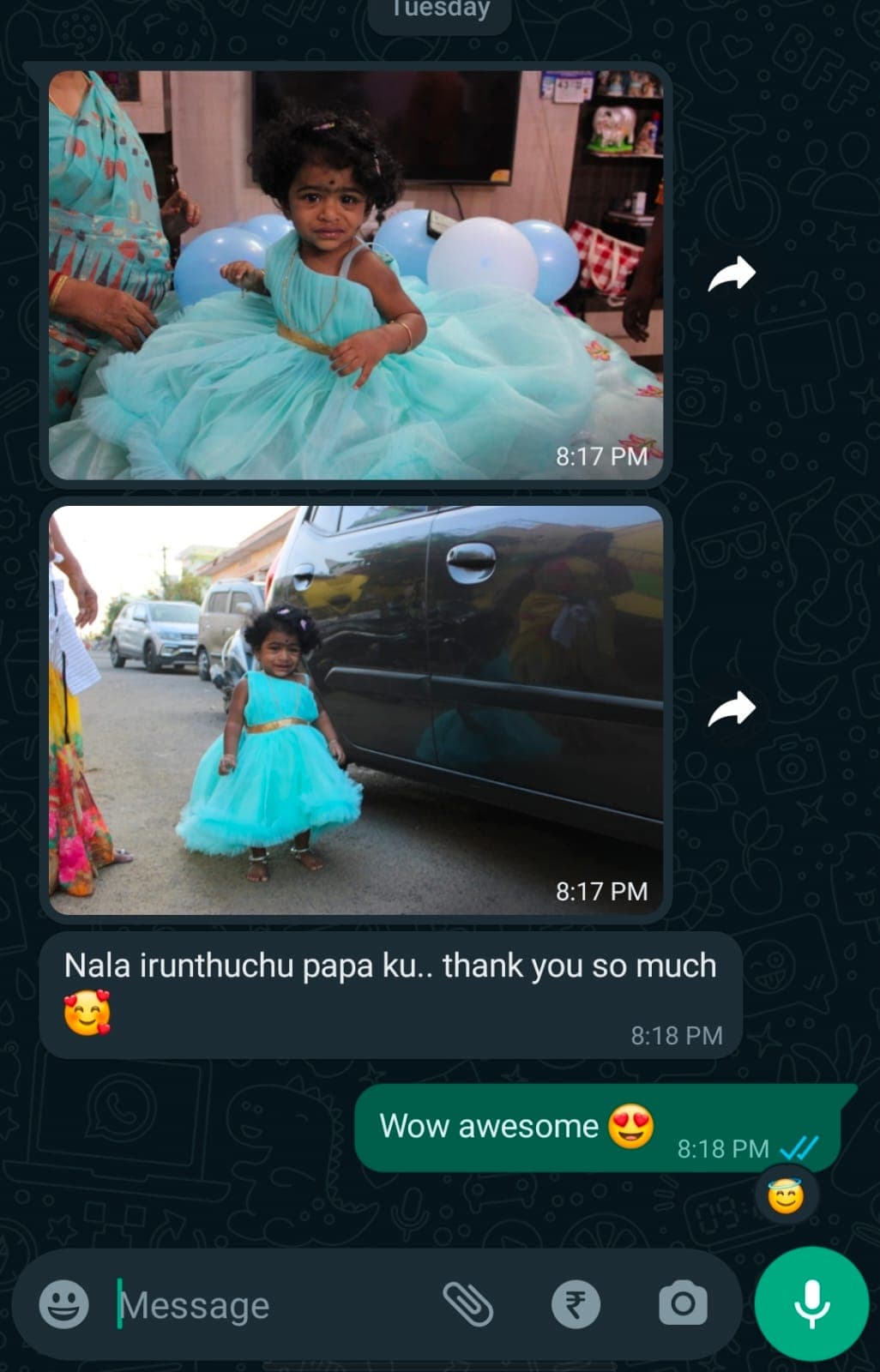 Customer feedback about dance photos